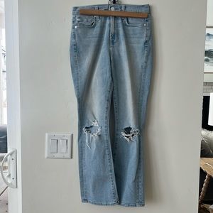 7 For All Mankind Lightwash Skinny Jeans
